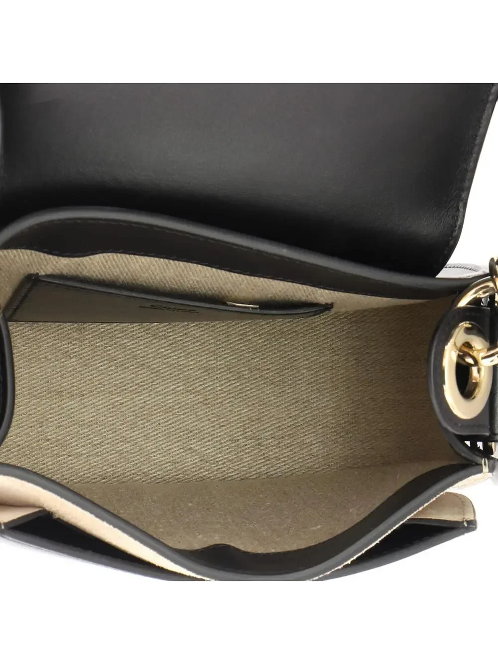 Chloe Tess Bag Suede With Leather Small #340881C11B